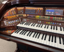 Lowrey A6000 Imperial organ, cherry